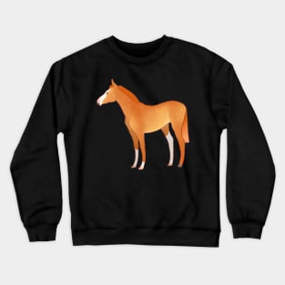 Dappled Chestnut Horse Crewneck Sweatshirt